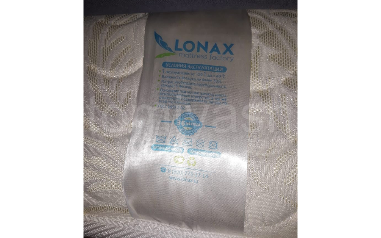 отзыв о Матрас Lonax Ассорти Hollo Cocos S1000 фото 5